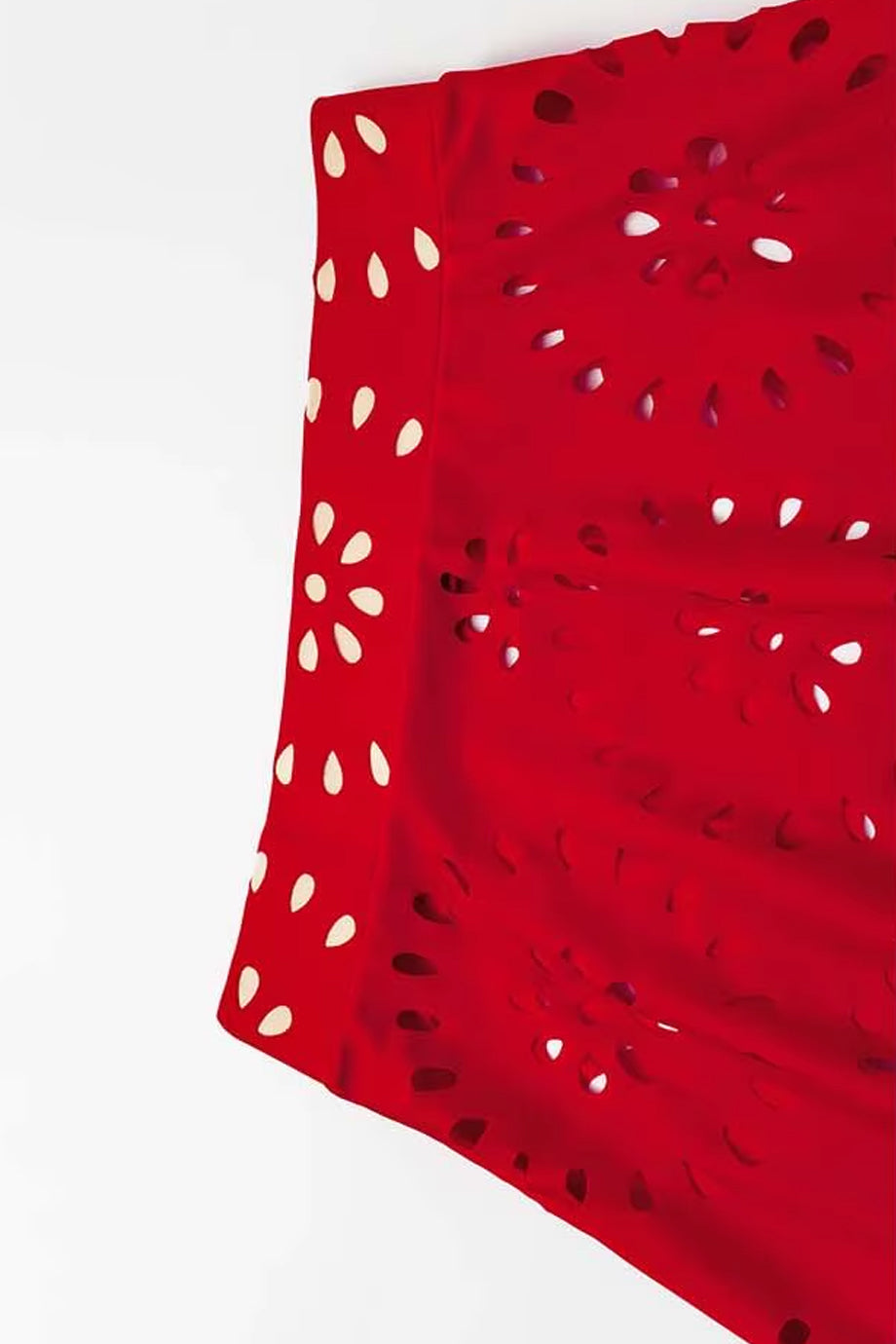 Scarlet Bloom Ολόσωμο Μαγιό και Παρεό | Γυναικεία Μαγιό Παρεό - Ολόσωμα - Swimwear | Scarlet Bloom One Piece Swimsuit with Pareo