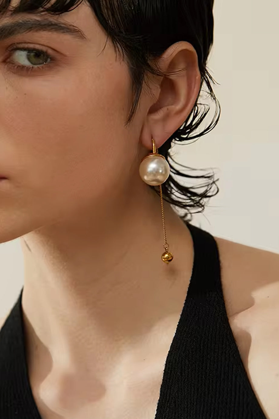 Clarisse Σκουλαρίκια με Πέρλες και Αλυσίδα | Κοσμήματα - Σκουλαρίκια Earrings | Clarisse Pearl Chain Drop Earrings