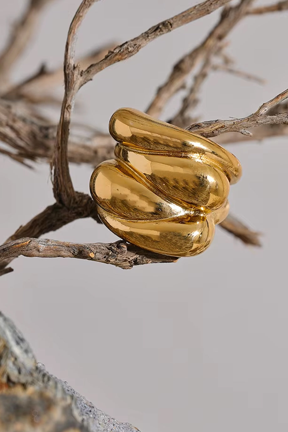 Golden Echo Χρυσό Δαχτυλίδι | Κοσμήματα - Δαχτυλίδια - Rings | Golden Echo Gold Ring