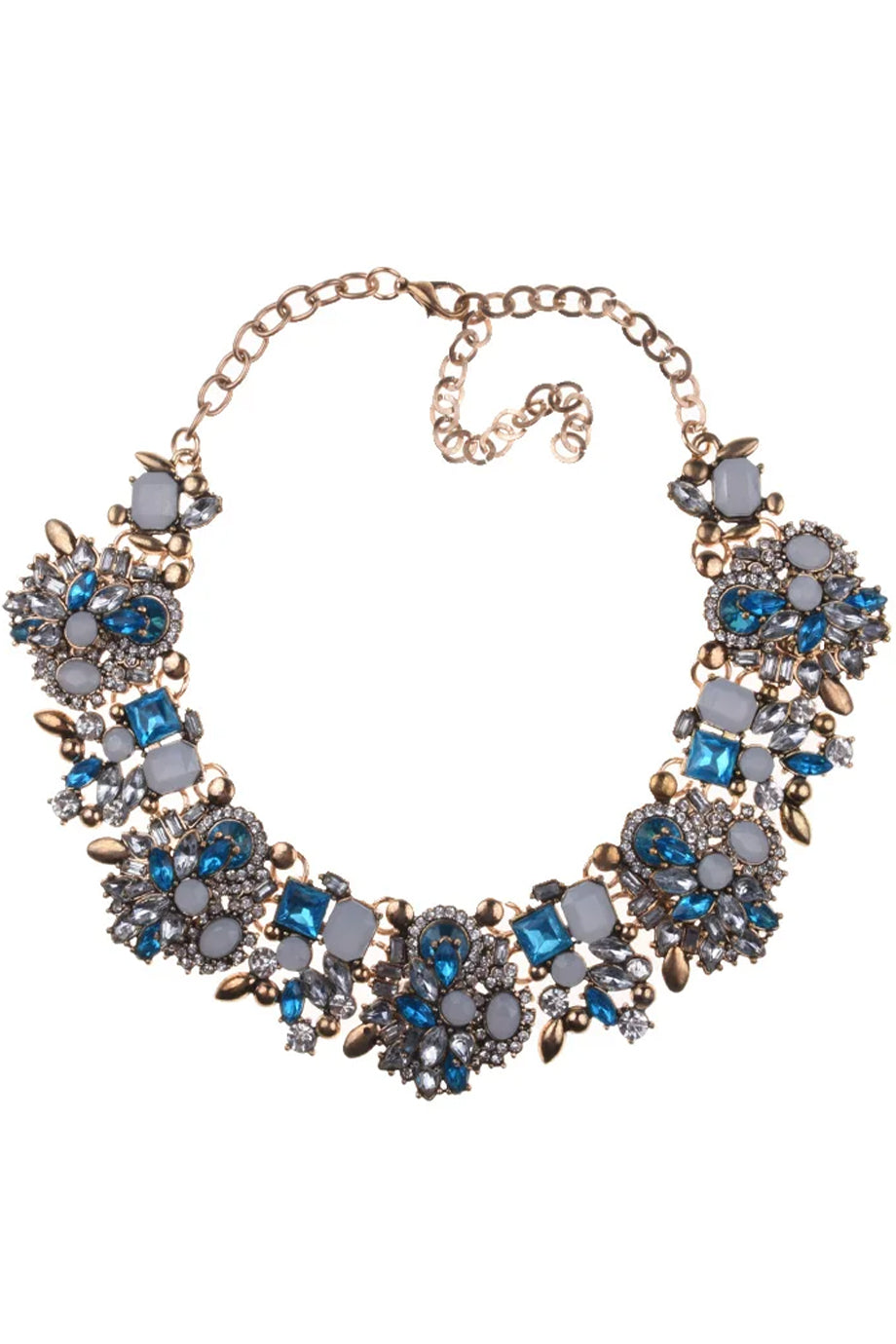 Farah Necklace with Crystals