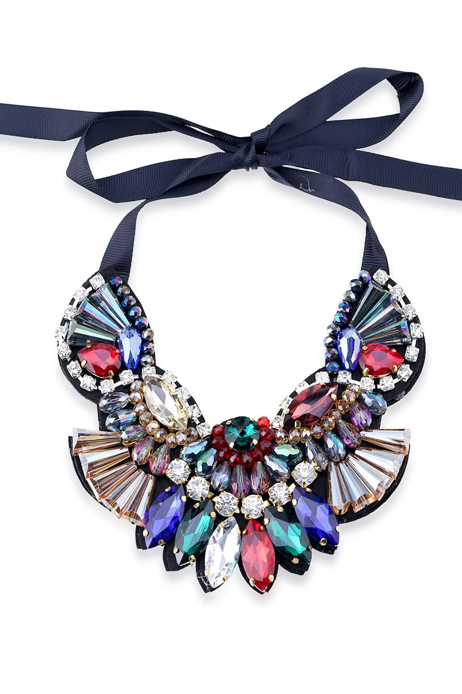 Merlana Colorful Necklace with Crystals