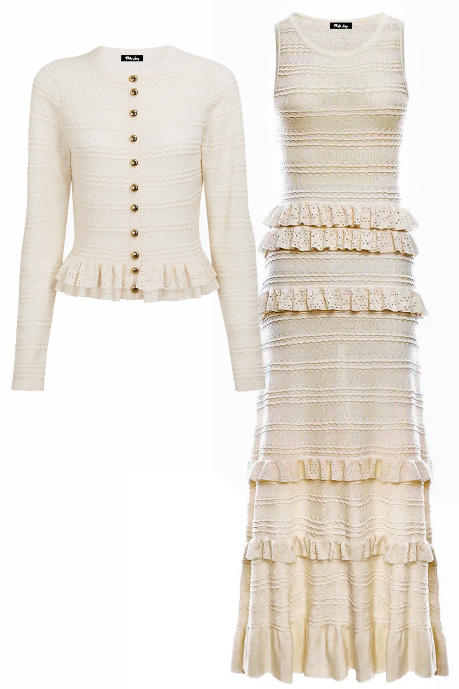 Celianne Πλεκτό Σετ Φόρεμα και Ζακέτα | Knitwear Sets - Πλεκτά Σετ | Celianne Knit Set with Dress and Cardigan