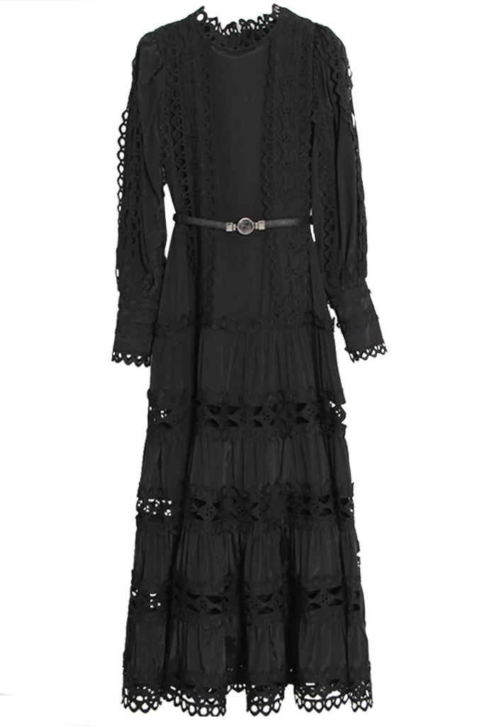 Tanya Long Ruffled Dress | Women's Clothing