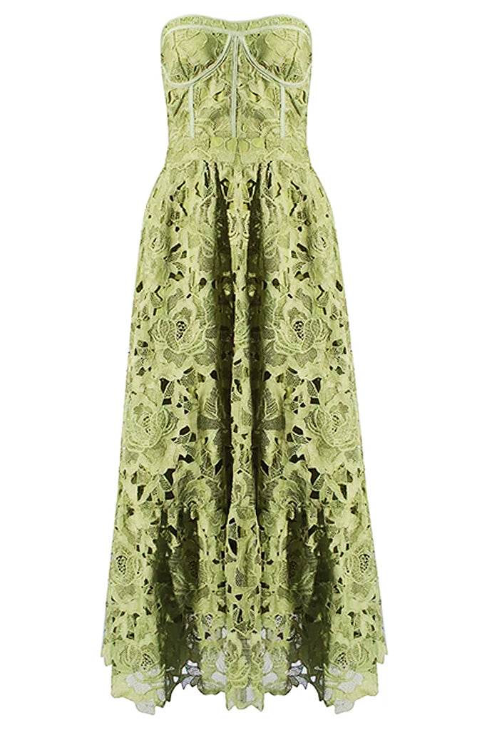 Eulalia Στράπλες Φόρεμα με Δαντέλα | Φορέματα - Dresses | Eulalia Lace Strapless Dress