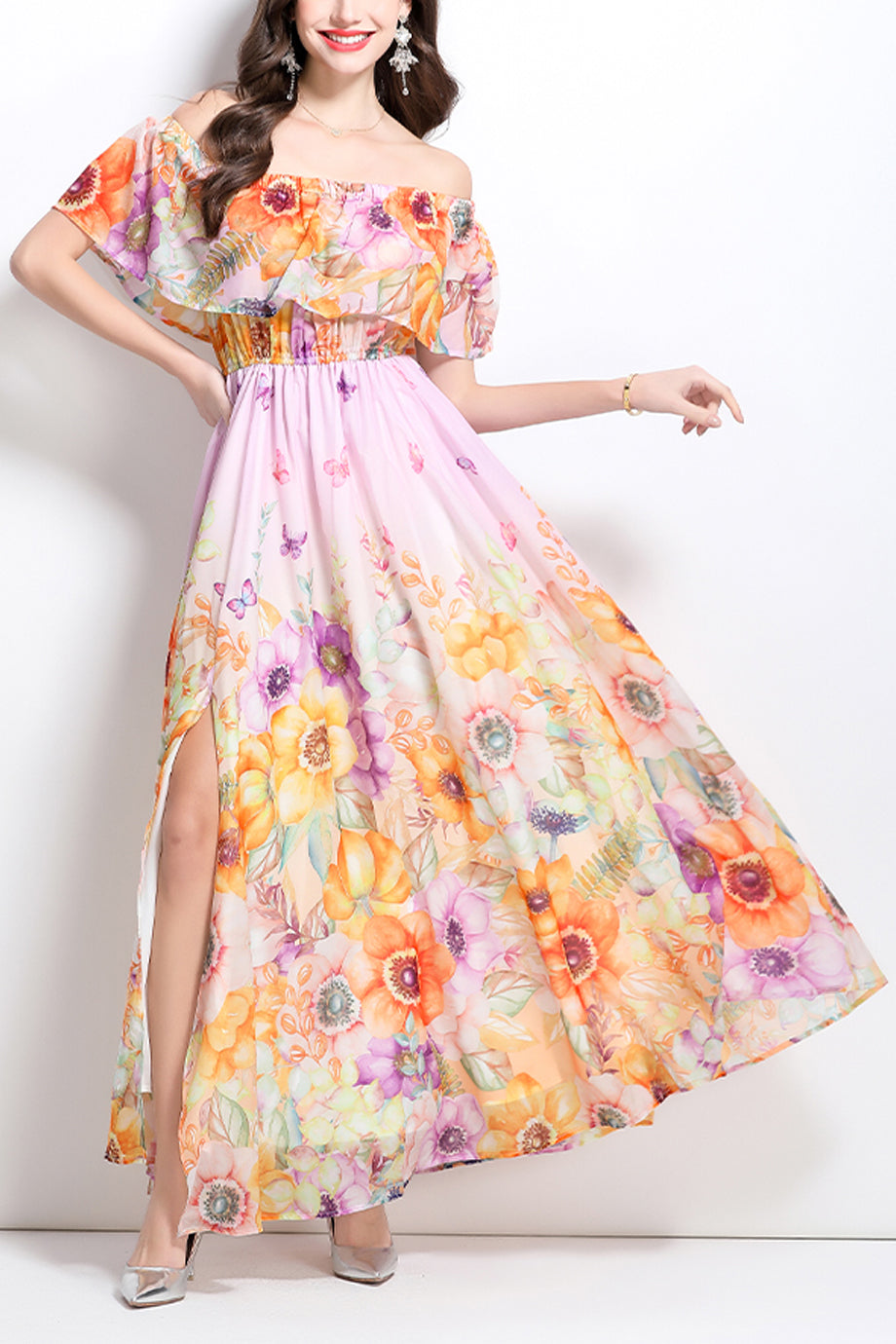 Blossomia Πολύχρωμο Φλοράλ Φόρεμα | Φορέματα - Dresses | Blossomia Multicolor Floral Dress