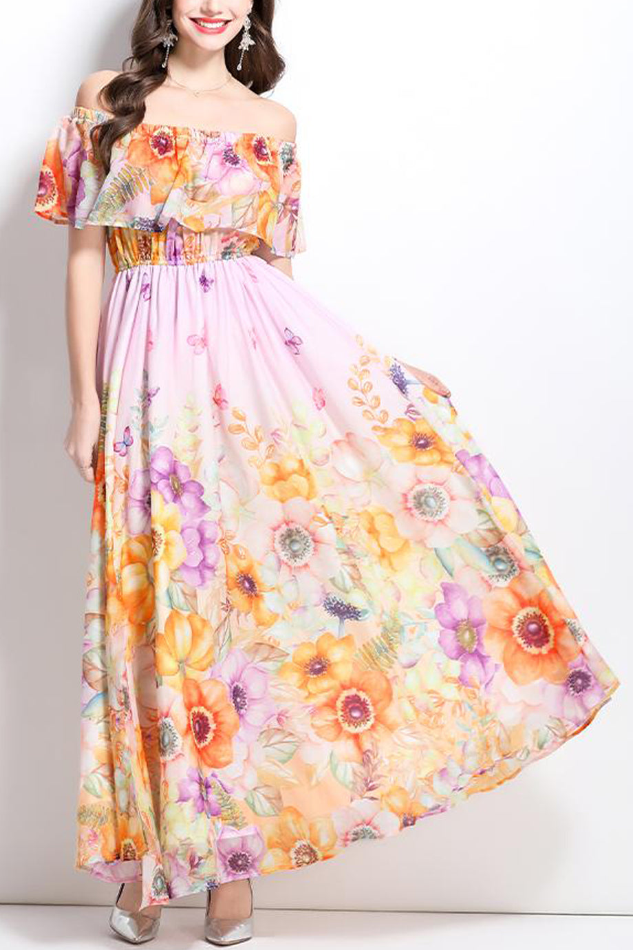 Blossomia Πολύχρωμο Φλοράλ Φόρεμα | Φορέματα - Dresses | Blossomia Multicolor Floral Dress