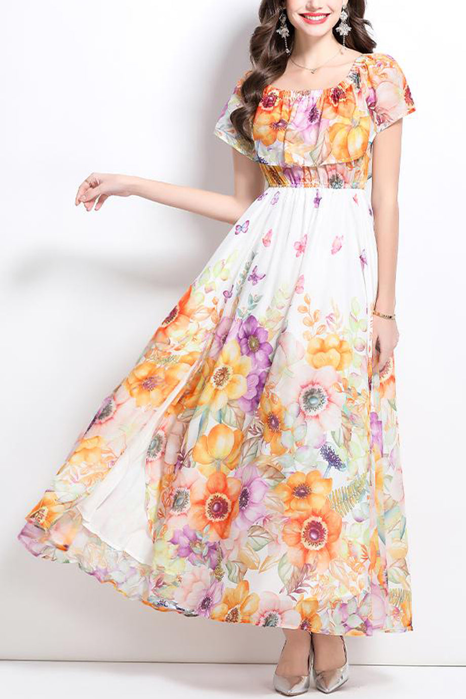 Blossomia Πολύχρωμο Φλοράλ Φόρεμα | Φορέματα - Dresses | Blossomia Multicolor Floral Dress