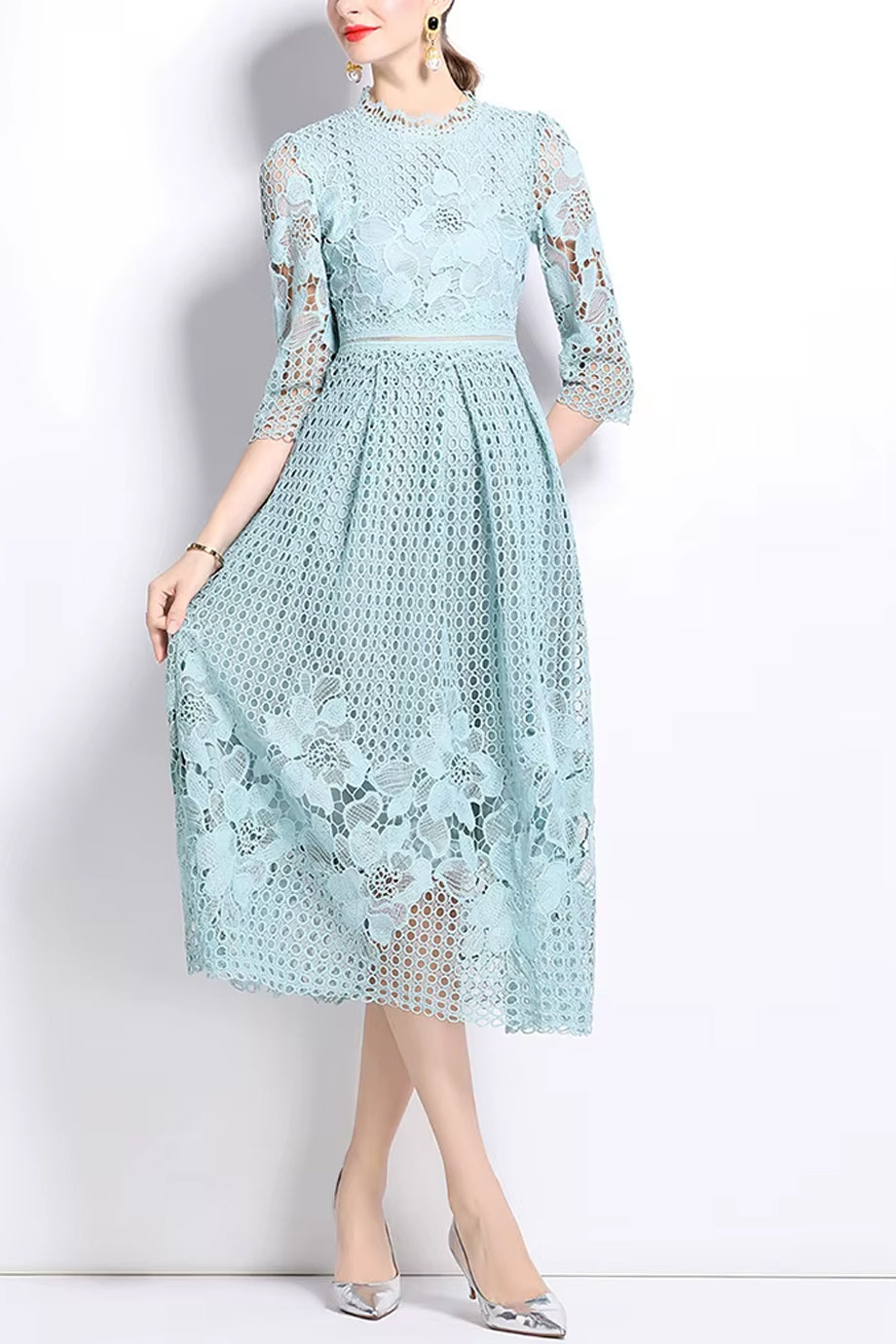 Beatrice Mint Lace Dress | Dresses - Evening Dresses | Beatrice Mint Green Lace Dress Beatrice Mint Lace Dress | Dresses - Evening Dresses | Beatrice Mint Green Lace Dress