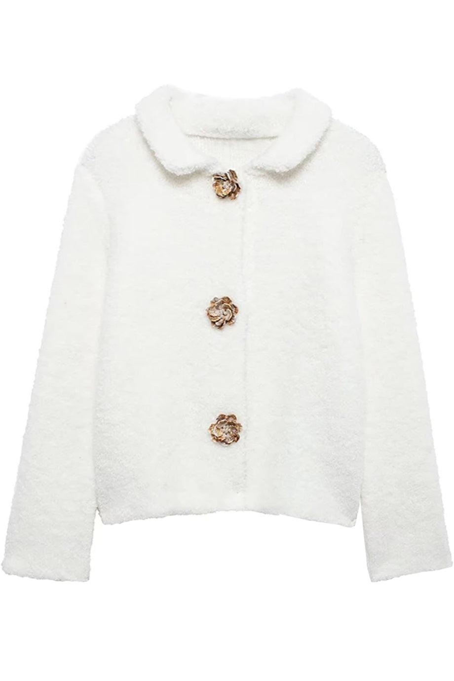 Bryony Πλεκτή Μπουκλέ Ζακέτα | Ζακέτες - Πλεκτά - Knitwear | Bryony Βouclé Knit Cardigan