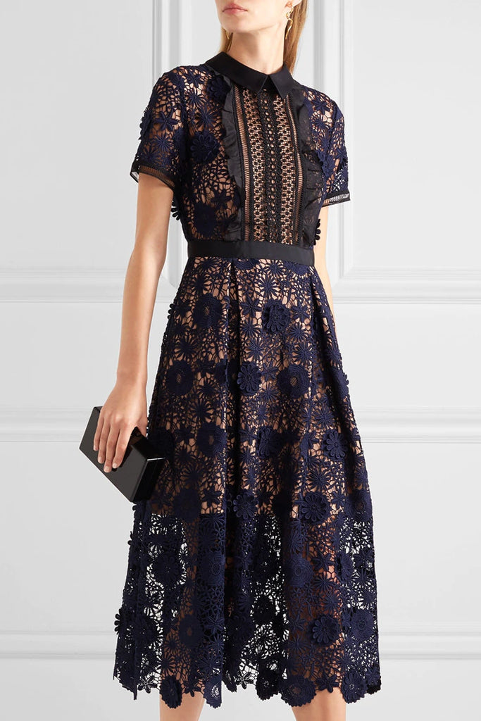 Tamila Βραδινό Φόρεμα με Δαντέλα | Γυναικεία Ρούχα - Φορέματα - Βραδινά