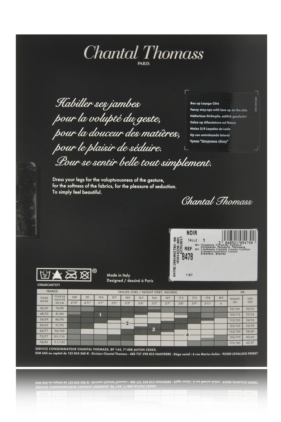 Μαύρες Καλτσοδέτες CHANTAL THOMASS