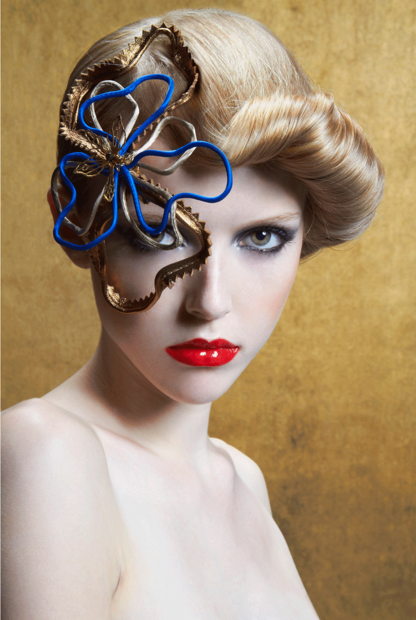 COLETTE MALOUF LEATHER HOOPS Hair Hoop