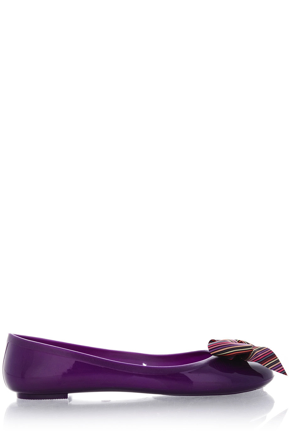 Μωβ Ριγέ Μπαλαρίνες - Colors Of Califonia | Γυναικεία Παπούτσια