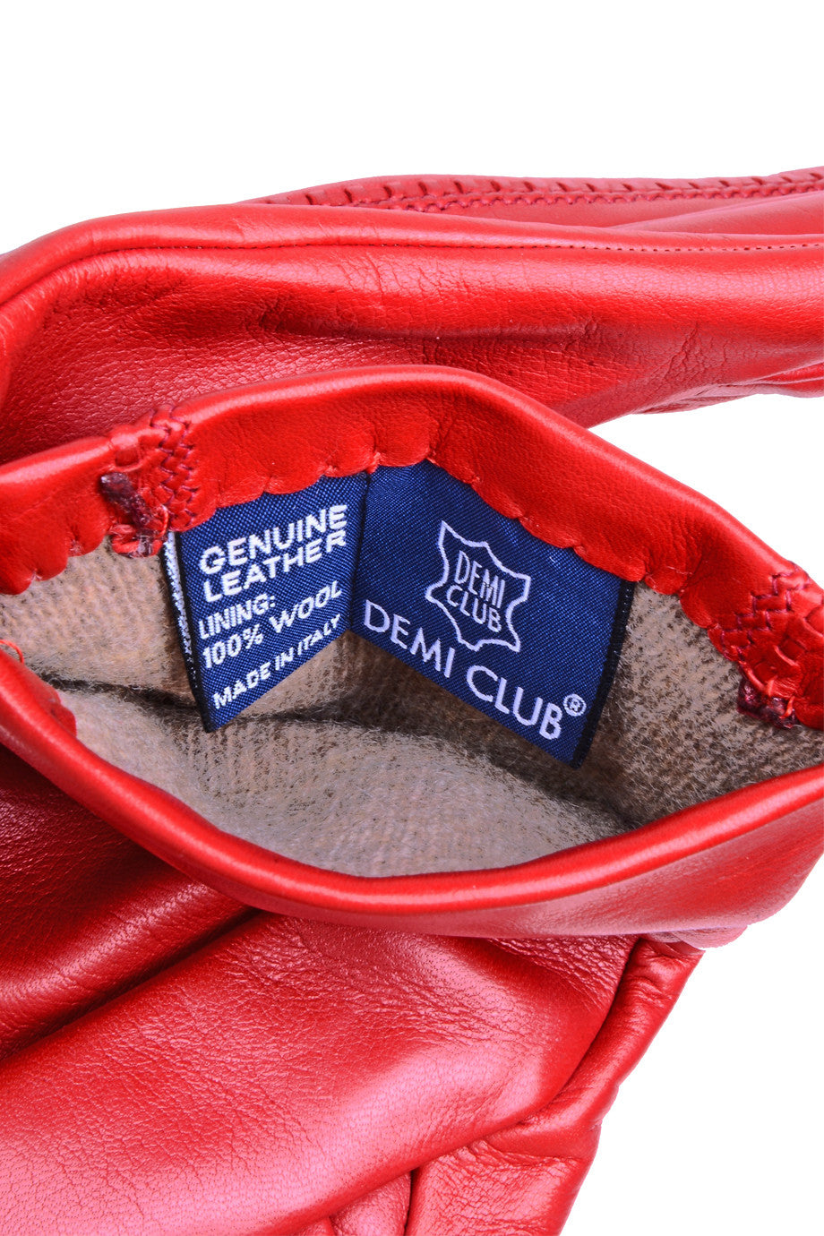 Gerda Κόκκινα Δερμάτινα Γάντια - Demi | Γυναικεία Γάντια