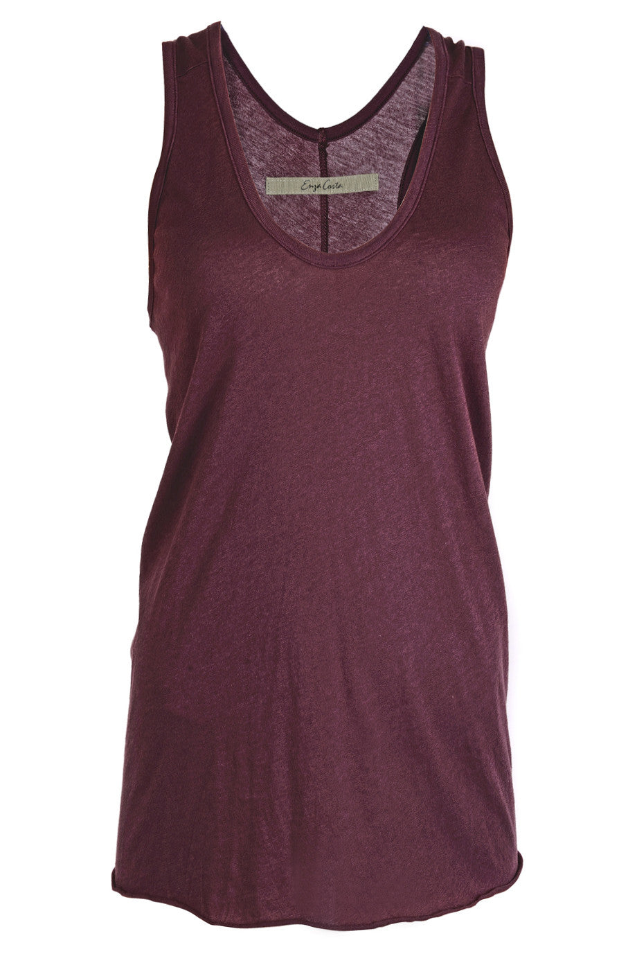 Αμάνικο Βυσσινί Τοπ | Γυναικεία Ρούχα