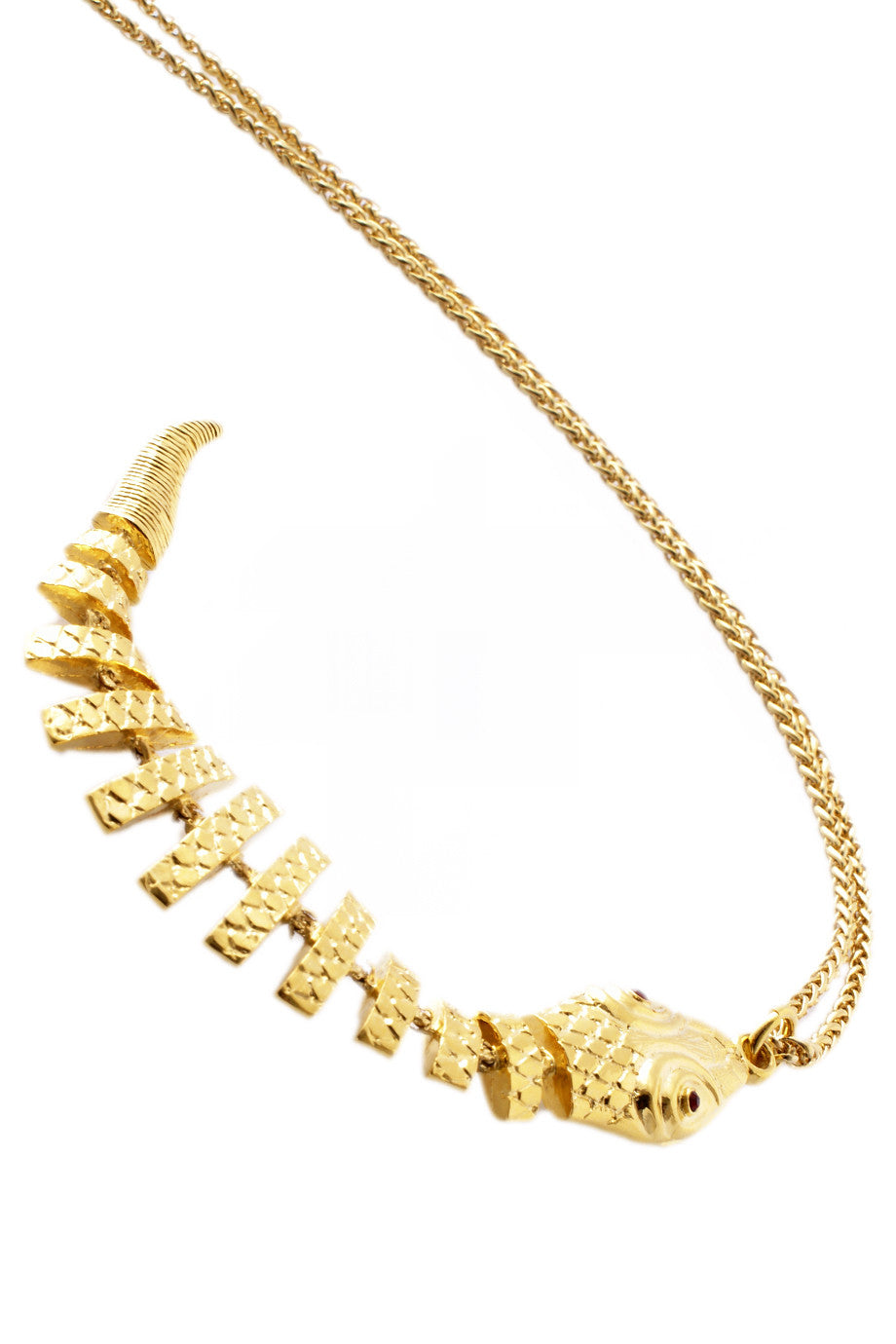 Χρυσό Κολιέ Φίδι - Kenneth Jay Lane | Κοσμήματα