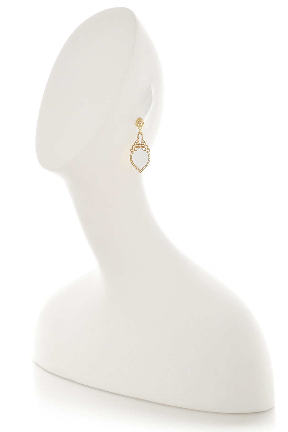 Μικρά Λευκά Σκουλαρίκια - Lk Designs | Κοσμήματα