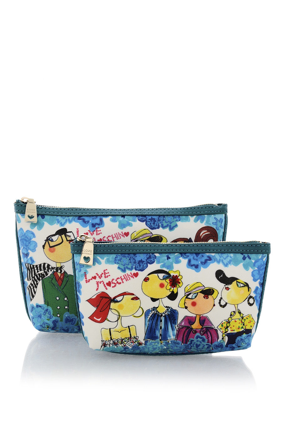 AMICI DI STILE Blue Handbags Set