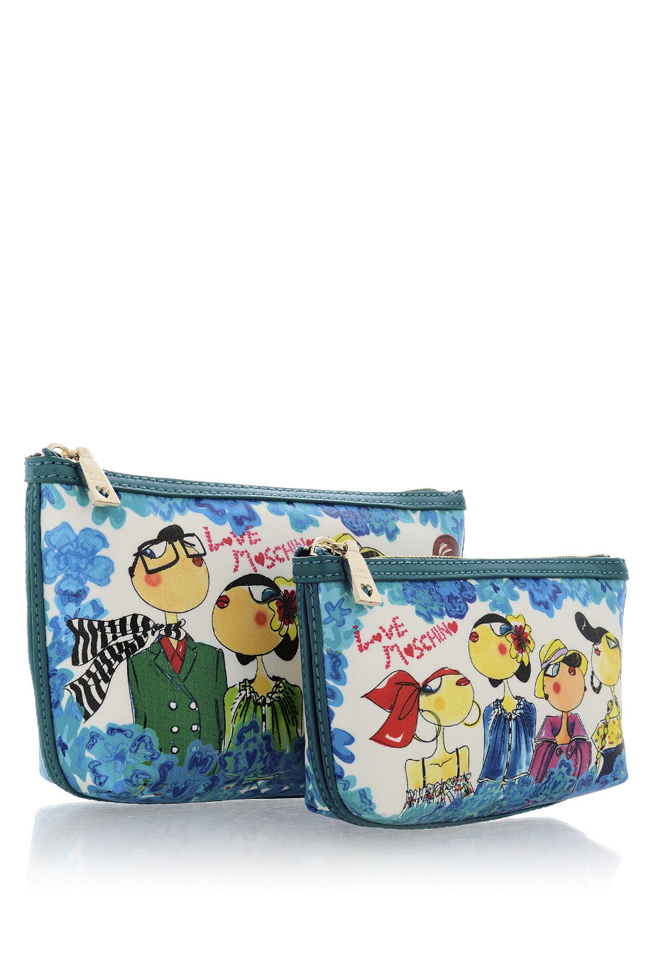 AMICI DI STILE Blue Handbags Set