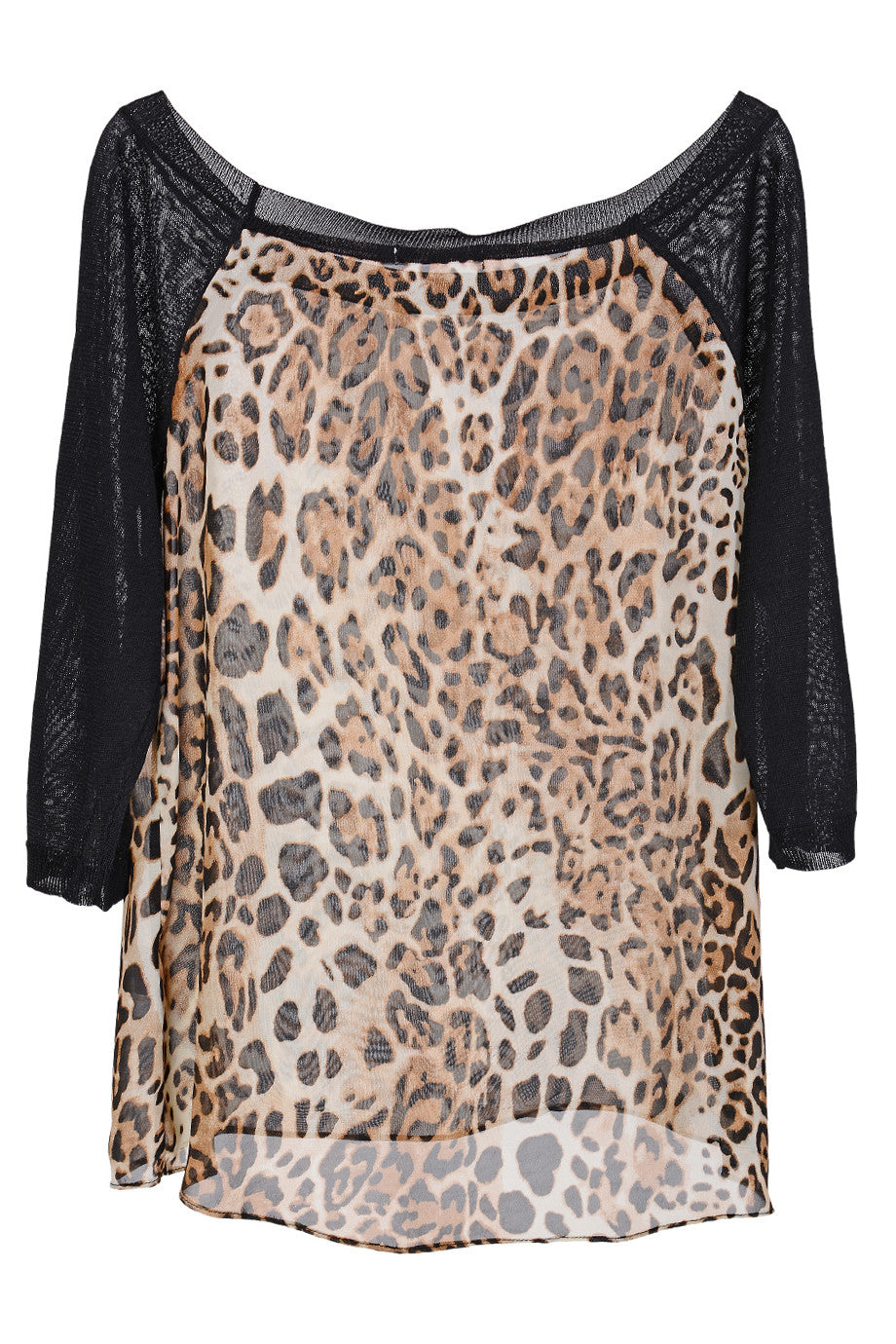 Λεοπάρ Διάφανη Μπλούζα | Γυναικεία Ρούχα