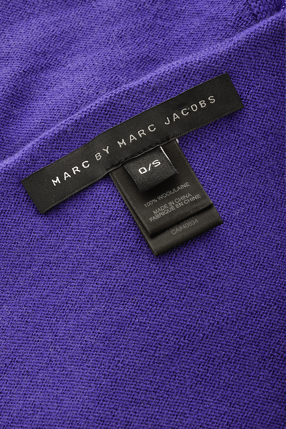 MISS MARC Purple Wool Scarf