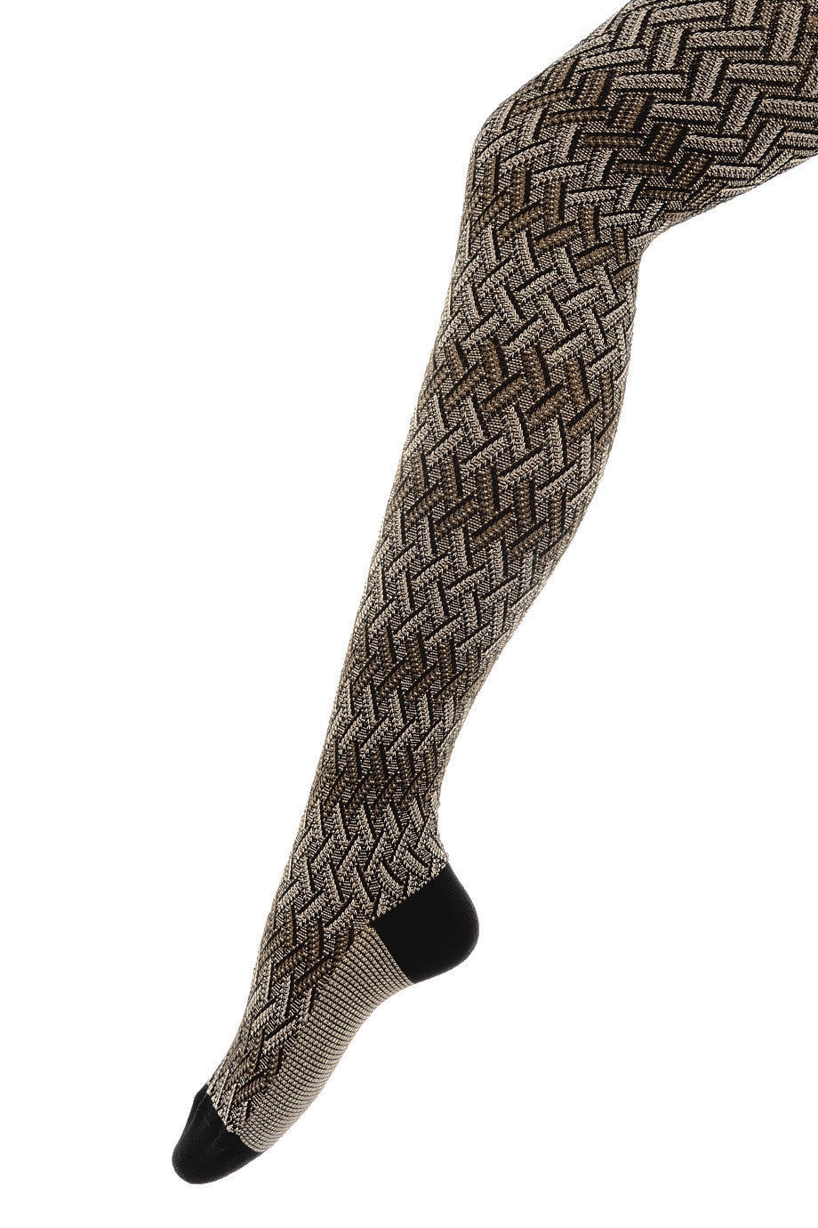 MISSONI WOOL BLEND Καφέ Μάλλινο Ριγέ Kαλσόν