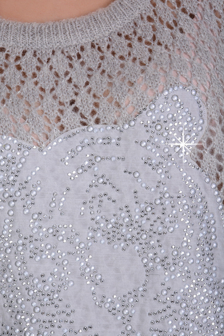 Πλεκτή Γκρι Μπλούζα | Γυναικεία Ρούχα