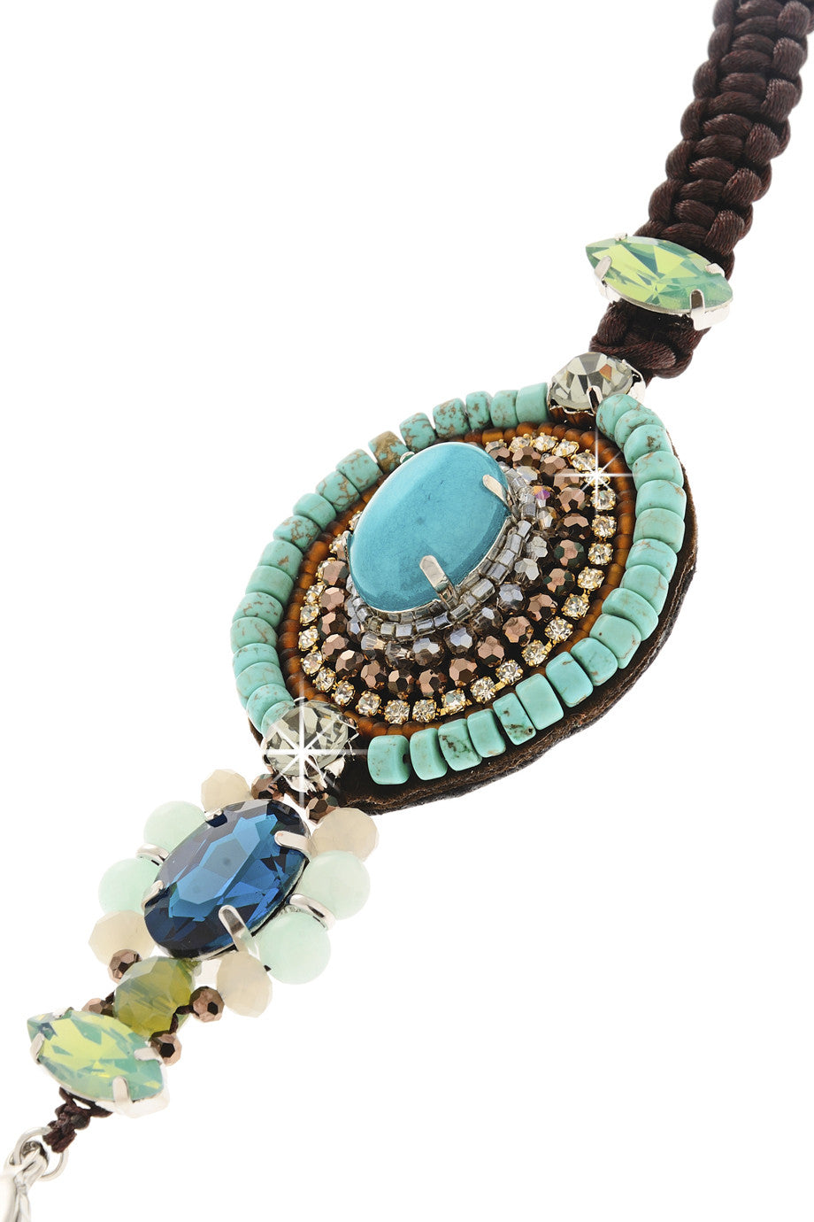 Μπλε Βραχιόλι με Κρύσταλλα - Vanity Her | Κοσμήματα