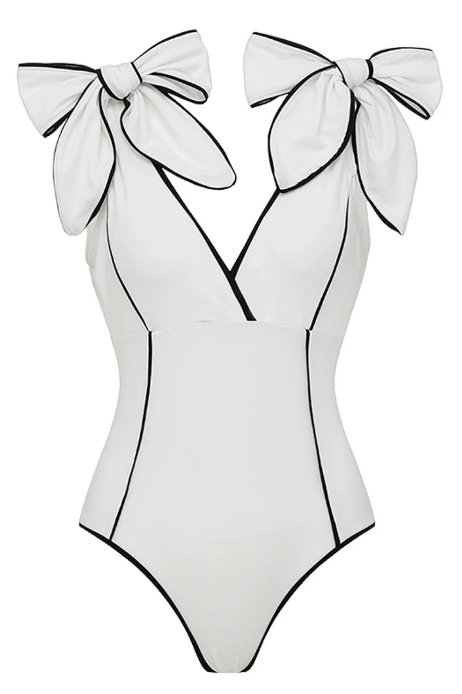 Vireya Ολόσωμο Μαγιό με Φιόγκους και Φούστα Παρεό Σετ