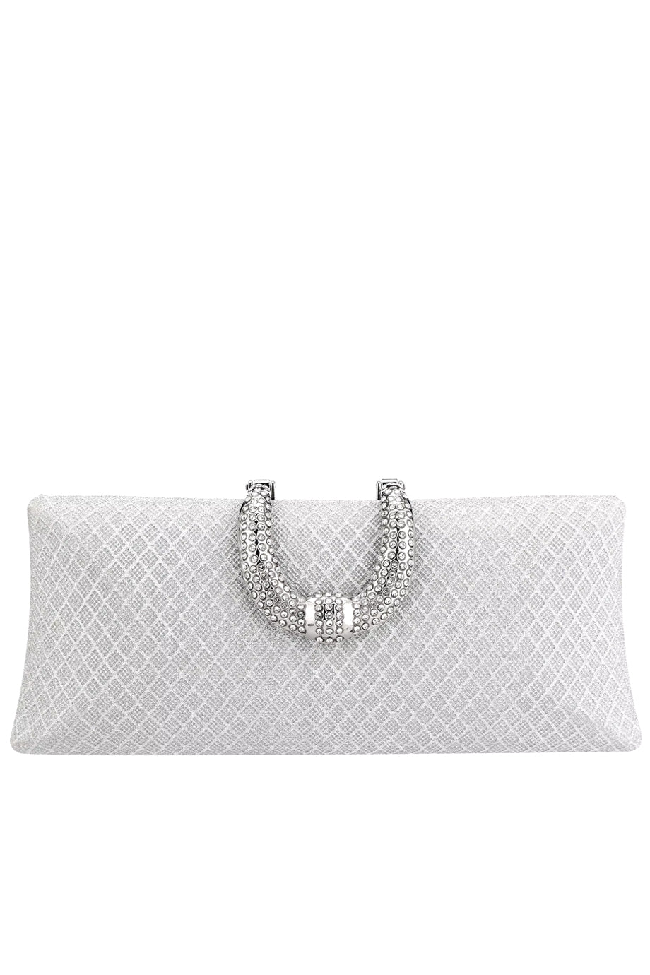 Electra Πλεκτή Μίνι Τσάντα Baquette Clutch | Γυναικείες Τσάντες - Βραδινά Τσαντάκια - Clutch | Electra Knitted Mini Baquette Clutch Bag