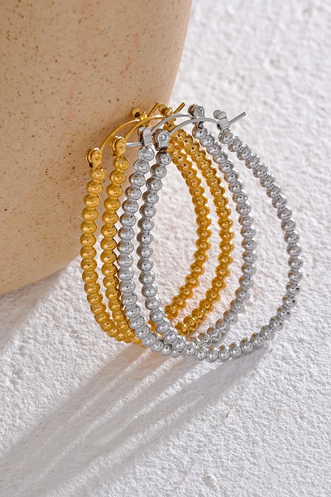 Sauge Χρυσά Σκουλαρίκια Κρίκοι | Σκουλαρίκια Earrings | Sauge Gold Hoops