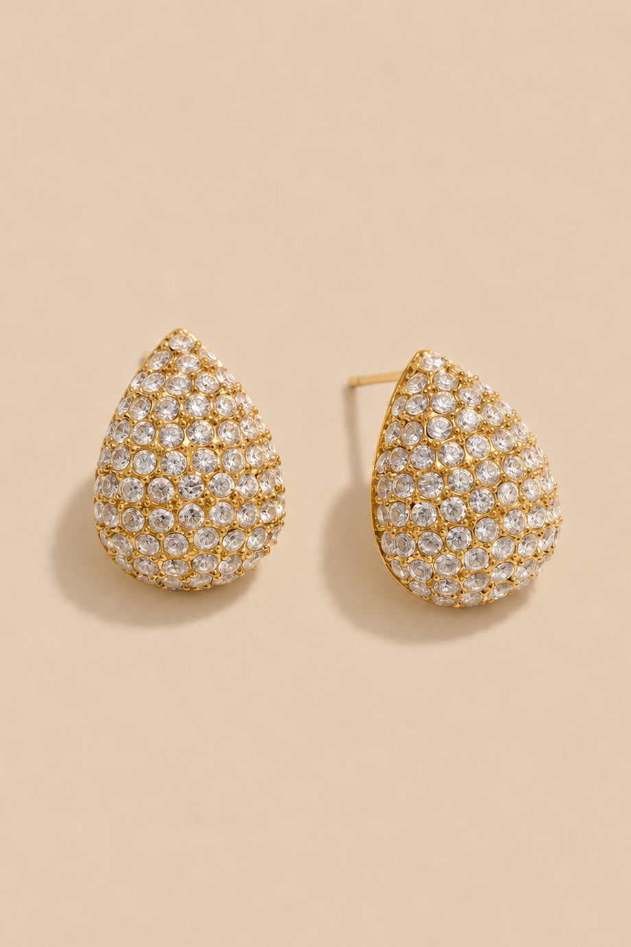 Pave Crystal Earrings