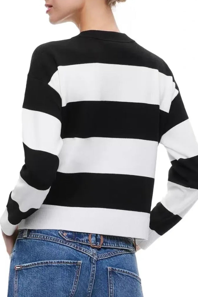 Berky Πλεκτό Τοπ με Σχέδια | Μπλούζες - Πουλόβερ -  Πλεκτά - Knitwear | Berky Ribbed Sweater