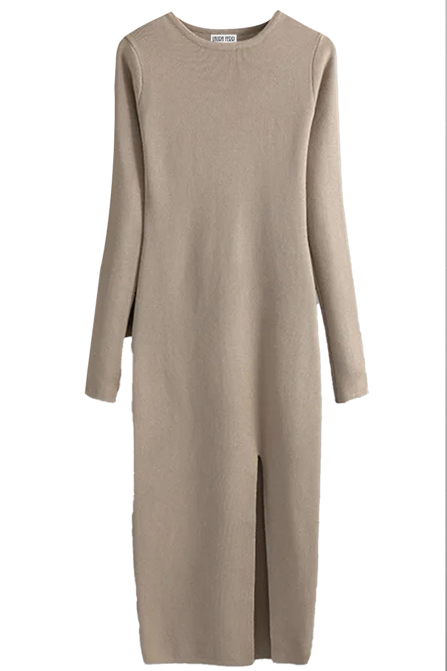 Marisse Knitted Midi Dress with Slit
