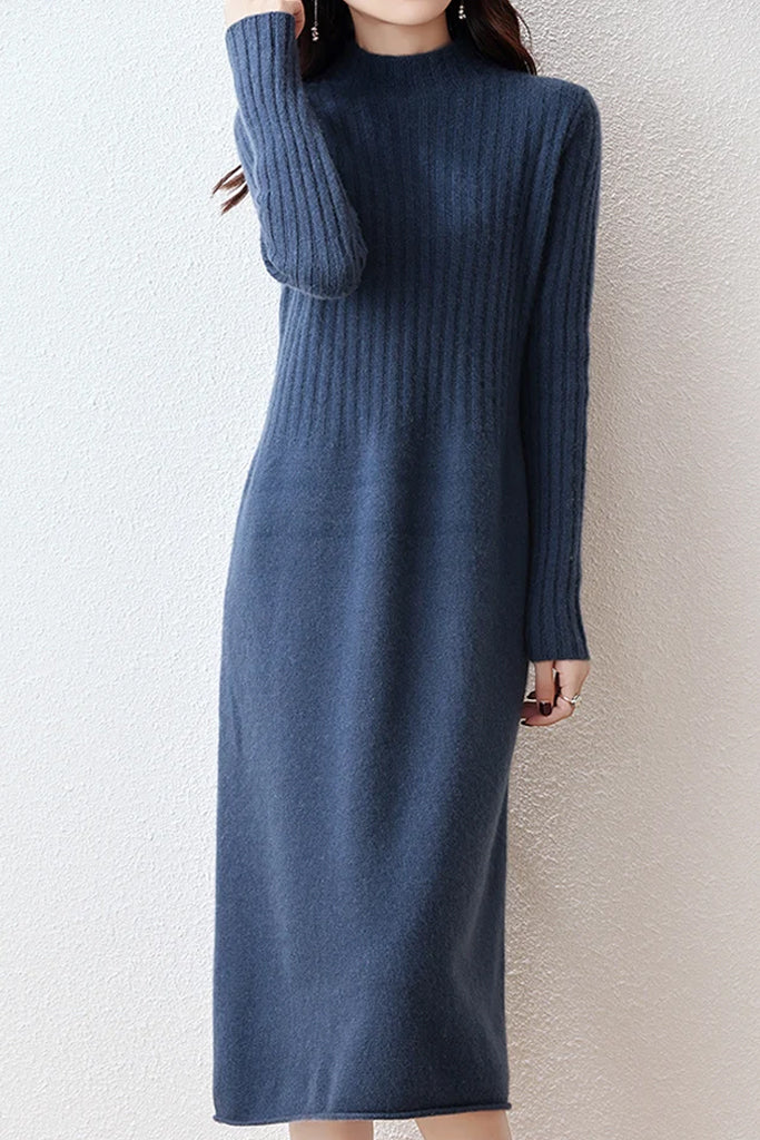 Nuevo Beige Knit Dress