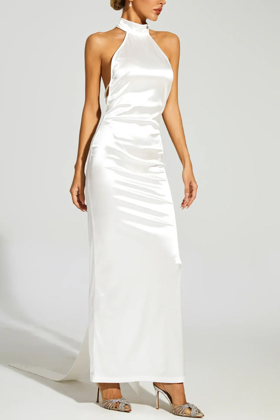 Simone Λευκό Εξώπλατο Φόρεμα  | Φορέματα - Dresses | Simone White Backless Dress