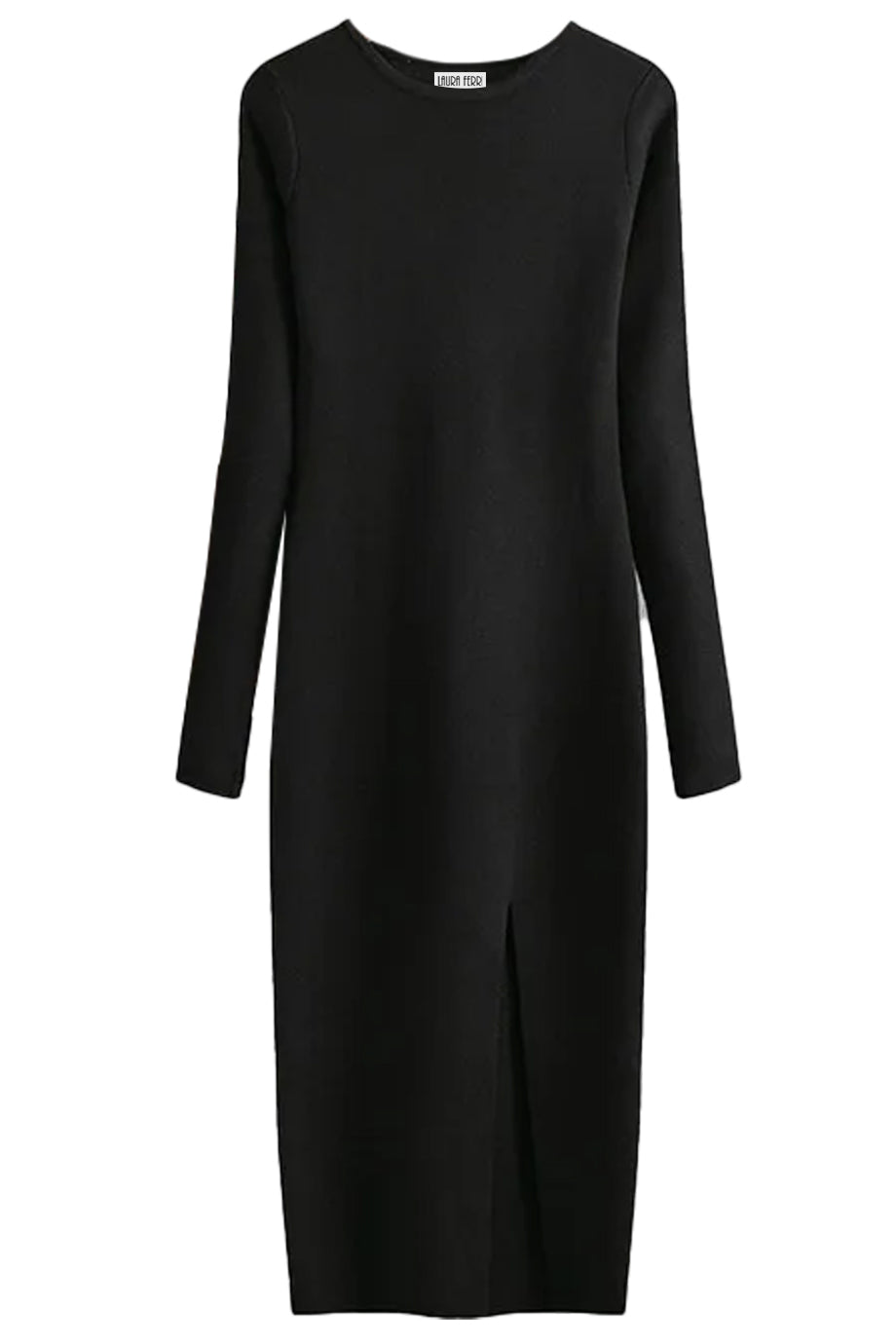 Marisse Knitted Midi Dress with Slit
