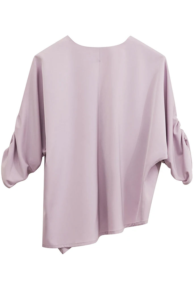 Oriana Satin Asymmetric Top