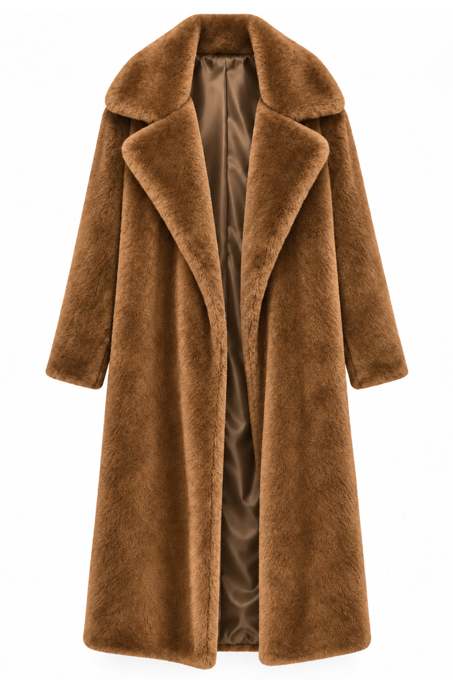 Bella Καμηλό Παλτό με Συνθετική Γούνα | Παλτό Πανοφώρια - Fur Coat | Bella Camel Fur Coat