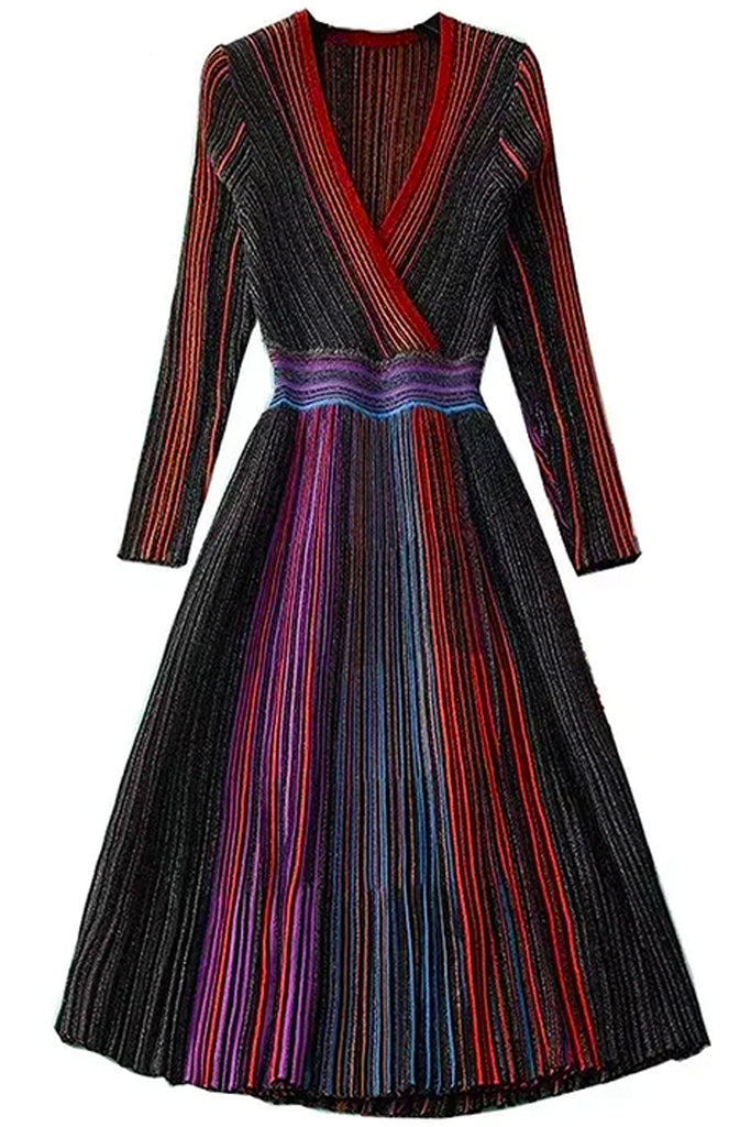 Parry Πολύχρωμο Πλεκτό Φόρεμα | Φορέματα - Dresses | Parry Multicolor Knit Dress