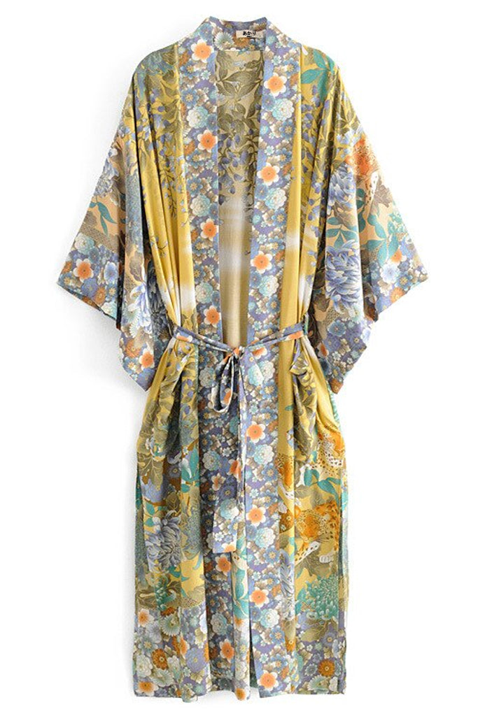 Tomoni Colorful Printed Kimono