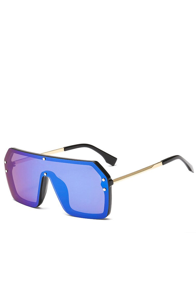 Sevyn Oversized Parallelogram Fashion Sunglasses