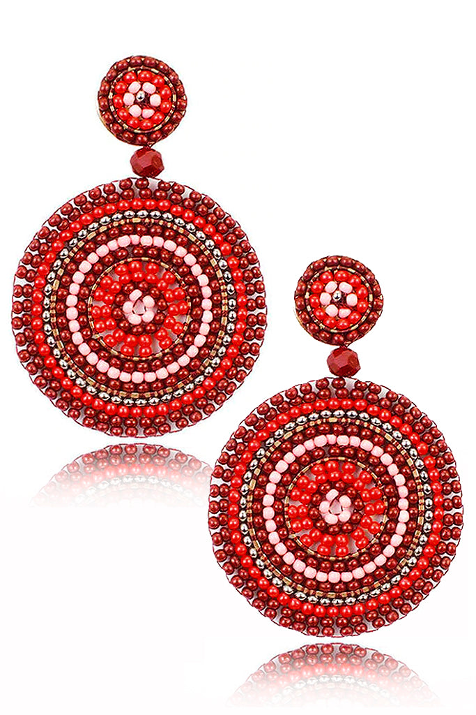 Scarlett Red Earrings