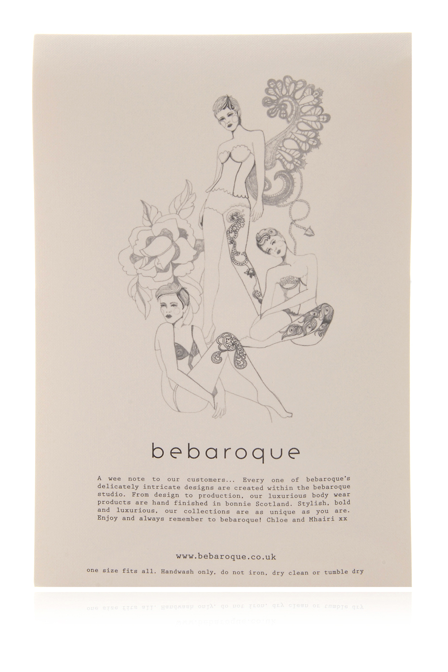 BEBAROQUE PETRA Μαύρο Καλσόν με Σχέδια