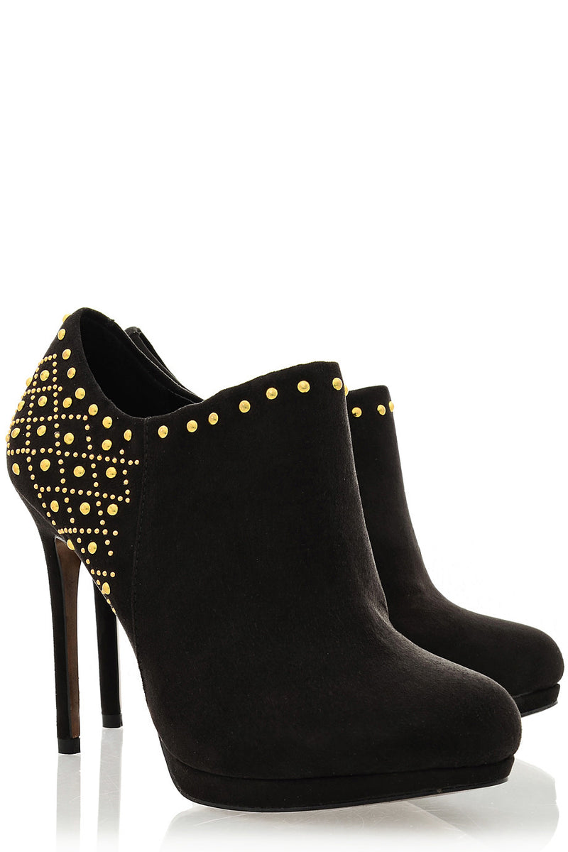 BLINK EVEY Black Studded Ankle Boots – PRET-A-BEAUTE