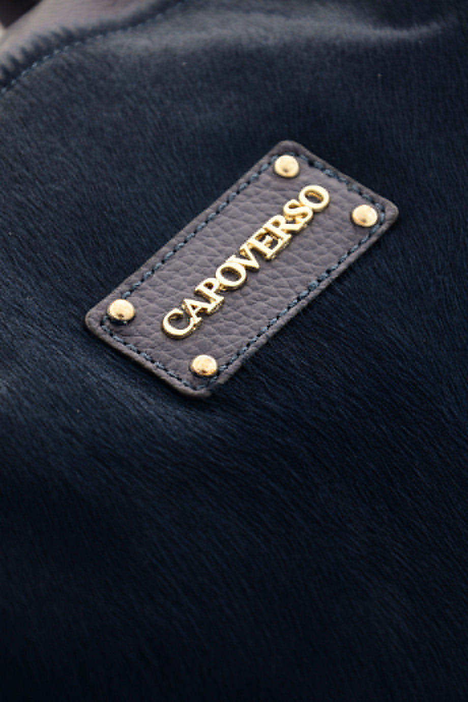 CAVALLINO Leather Bag with Blue Pony
