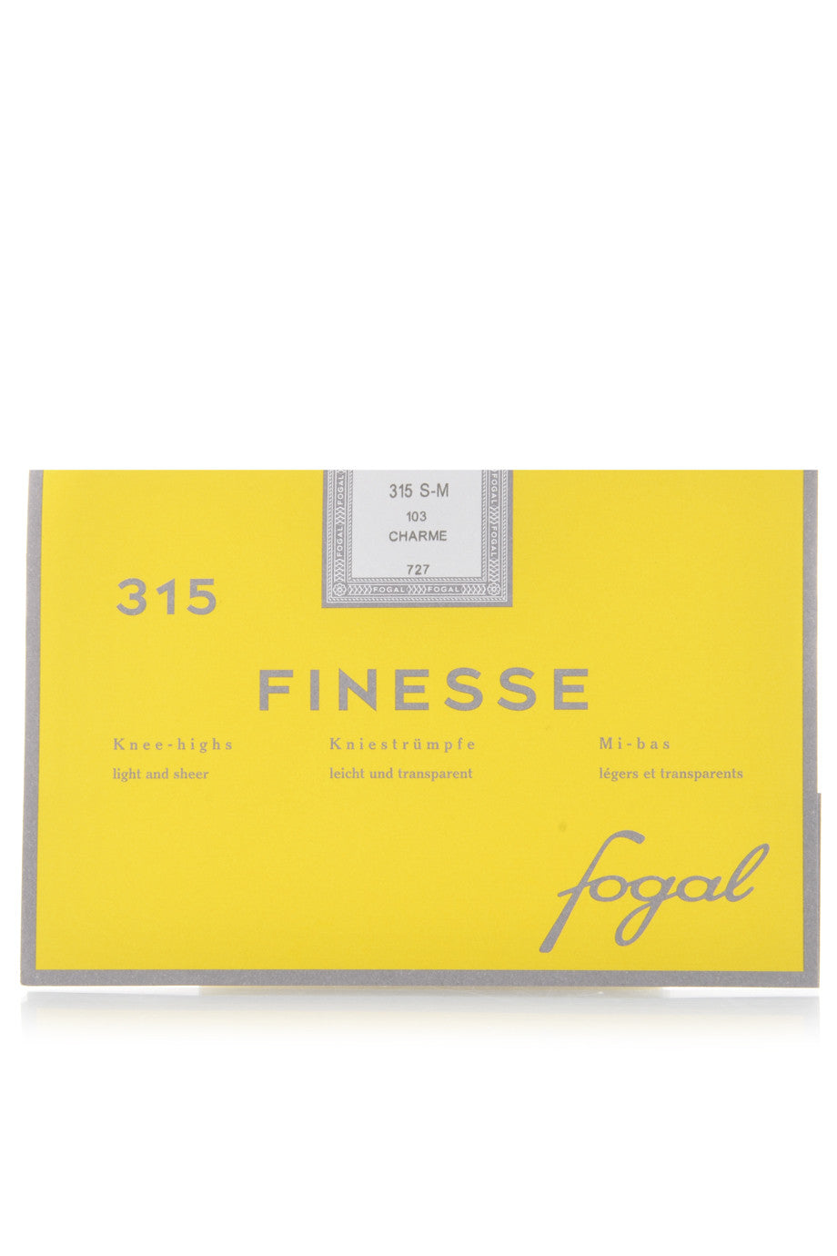 FOGAL 315 FINESSE Καφέ Διαφανή Καλτσάκια