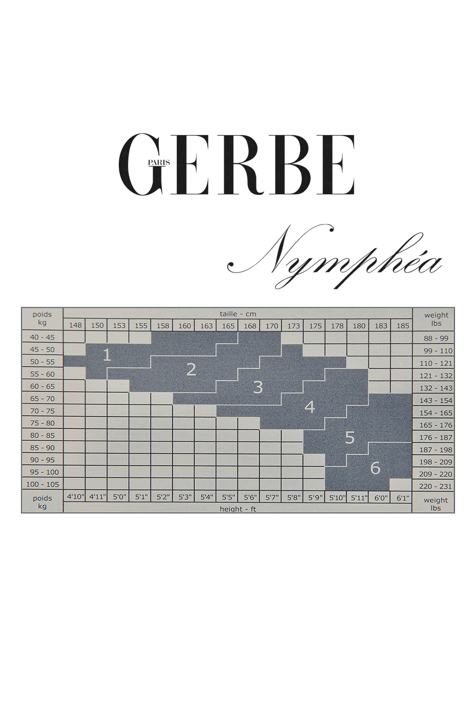 GERBE NYMPHEA Γυαλιστερό Δαμασκηνί Καλσόν
