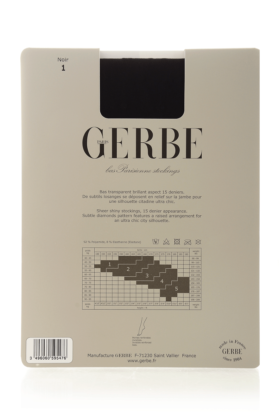 GERBE PARISIENNE Μαύρες Καλτσοδέτες