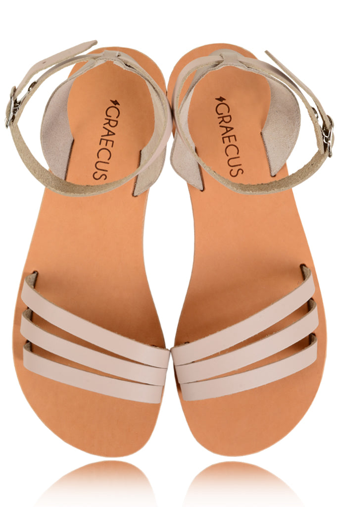 Ivory hot sale leather sandals